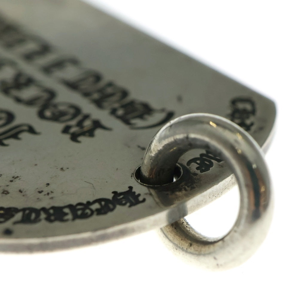CHROME HEARTS(クロムハーツ) D TAG LRG LTD リップアンドタンドッグタグ ラージドッグタグネックレストップ シルバー