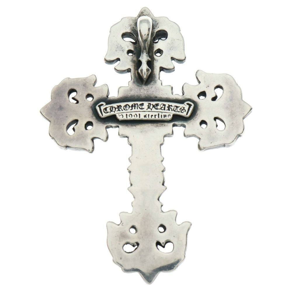 CHROME HEARTS(クロムハーツ) FILIG CROSS-SM LB フィリグリークロス ネックレストップ シルバー