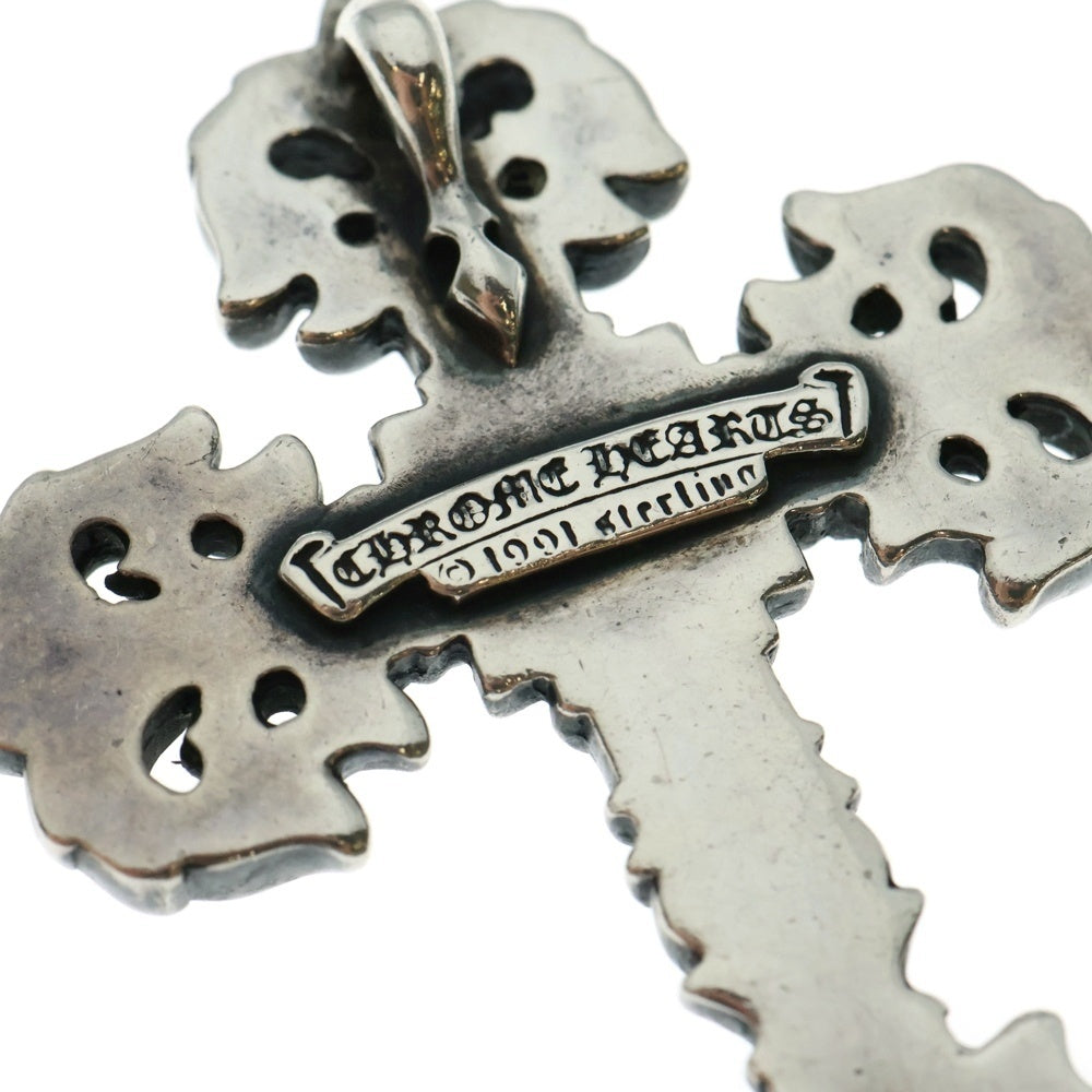 CHROME HEARTS(クロムハーツ) FILIG CROSS-SM LB フィリグリークロス ネックレストップ シルバー