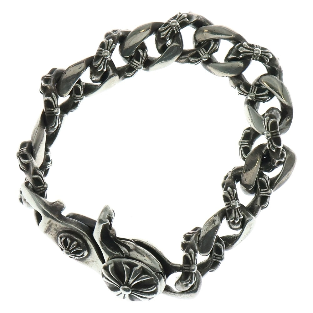 CHROME HEARTS(クロムハーツ) OLD FNCY CHN LNK ファンシーリンククリップブレスレット 15リンク シルバー BCA145