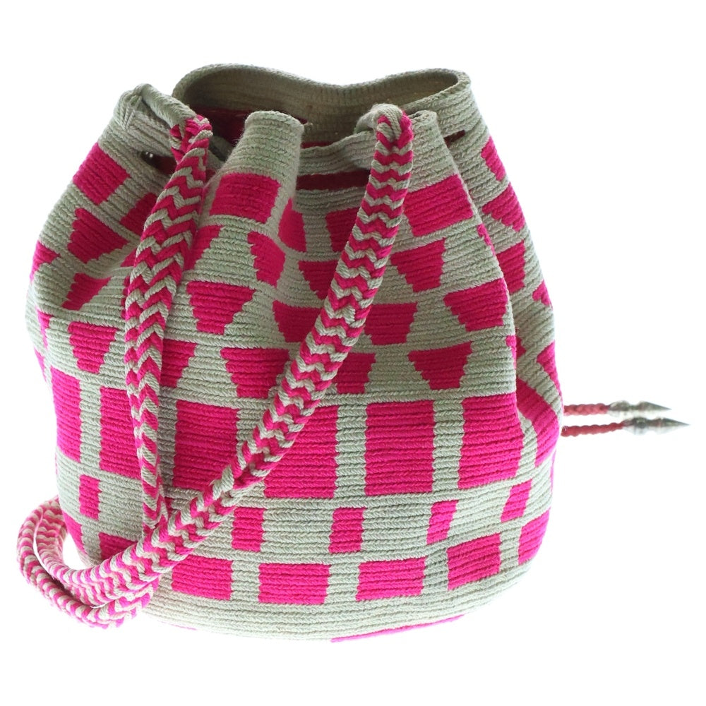 CHROME HEARTS(クロムハーツ) ×Guanabana Bucket Bag ×グアナバナ マイアミ限定 スターパッチ バケットバッグ かごバッグ ピンク