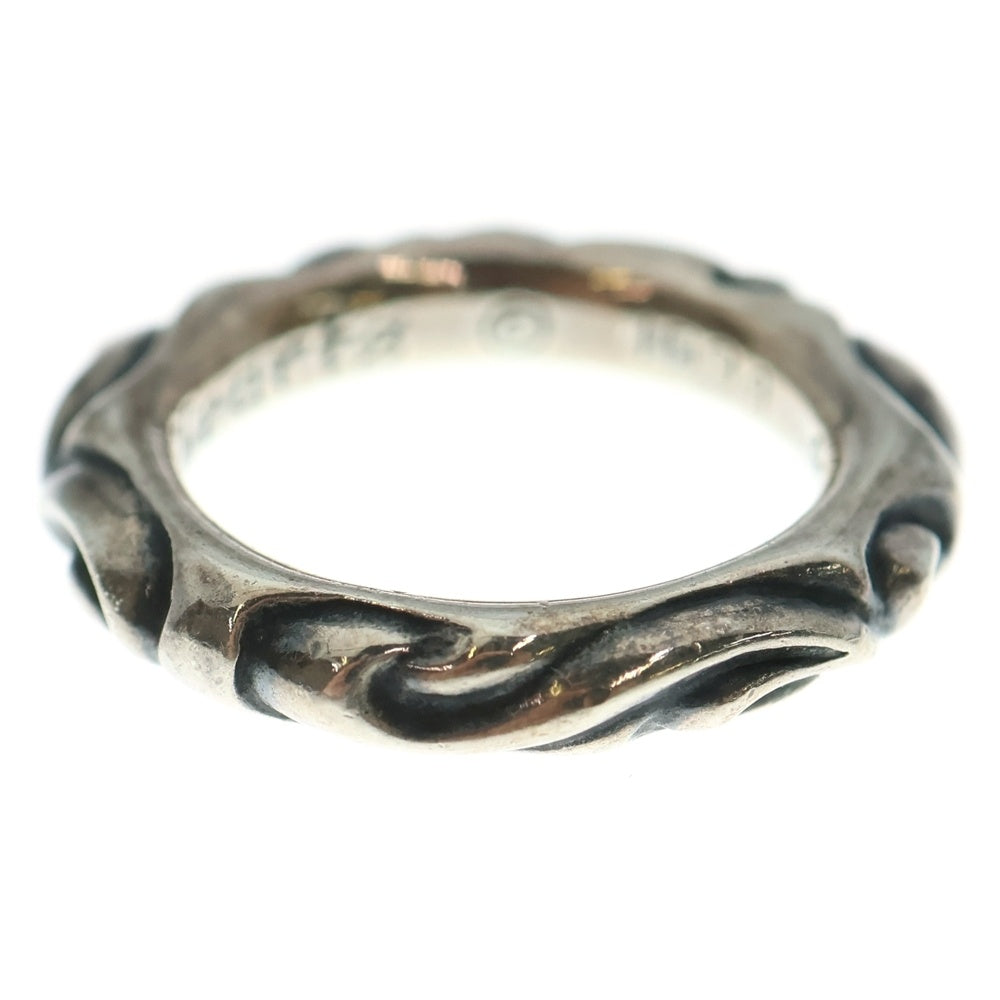 CHROME HEARTS(クロムハーツ) SCRL BAND スクロールバンド リング シルバー BCA351
