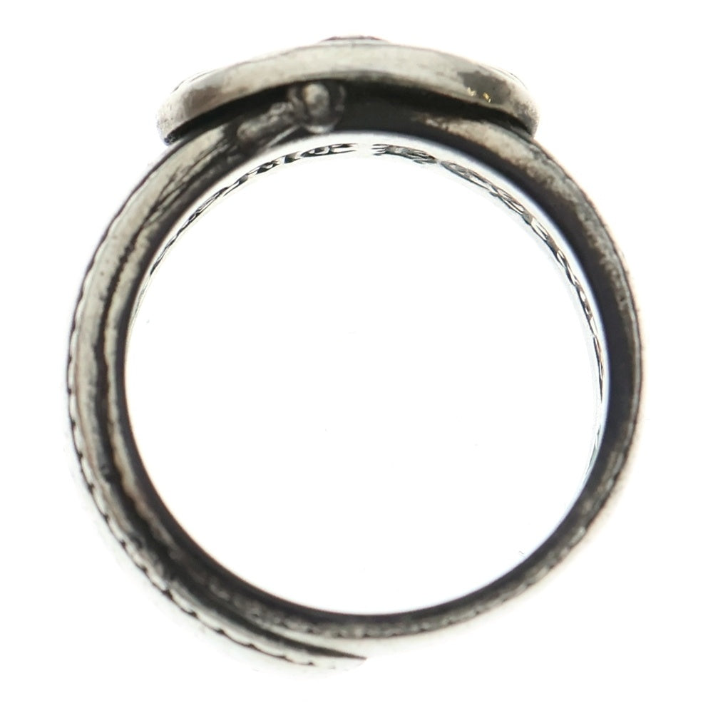 CHROME HEARTS(クロムハーツ) クラシックオーバルクロス ベルテッドオーバルリング バックルベルトモチーフ シルバー