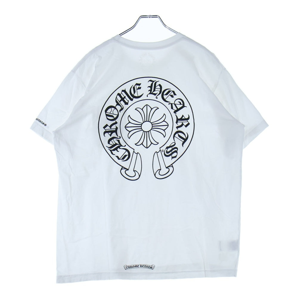 CHROME HEARTS(クロムハーツ) Horseshoe Tee ホースシューロゴ 半袖Tシャツ ホワイト