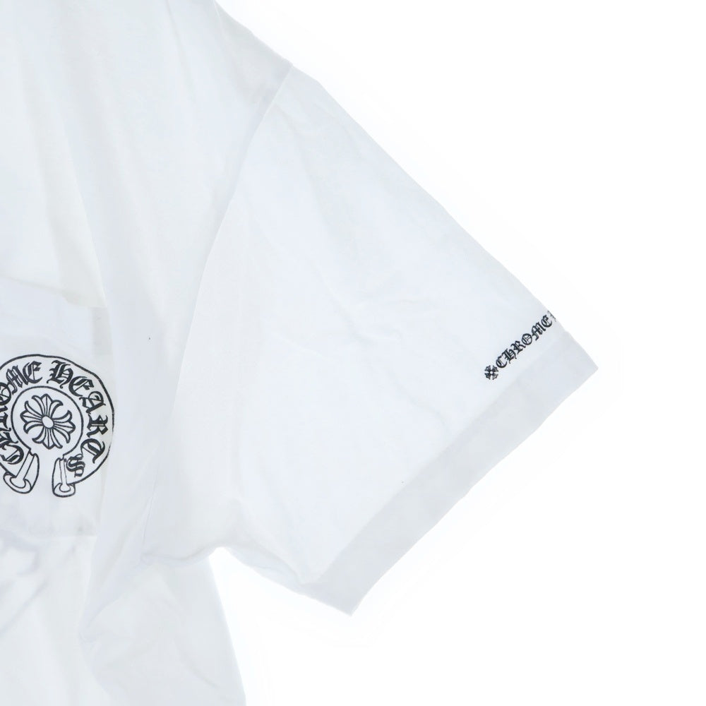 CHROME HEARTS(クロムハーツ) Horseshoe Tee ホースシューロゴ 半袖Tシャツ ホワイト