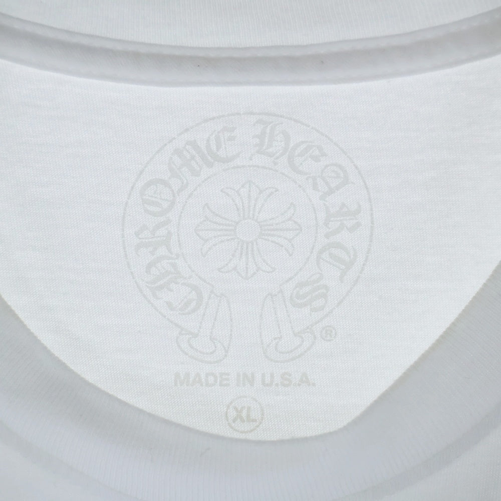 CHROME HEARTS(クロムハーツ) Horseshoe Tee ホースシューロゴ 半袖Tシャツ ホワイト