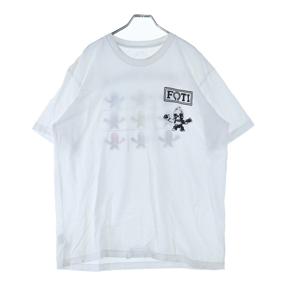 CHROME HEARTS(クロムハーツ) Foti フォティ ロゴ プリント 半袖Tシャツ ホワイト