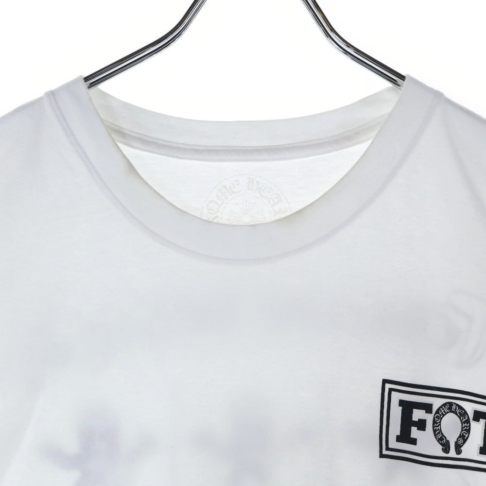 CHROME HEARTS(クロムハーツ) Foti フォティ ロゴ プリント 半袖Tシャツ ホワイト