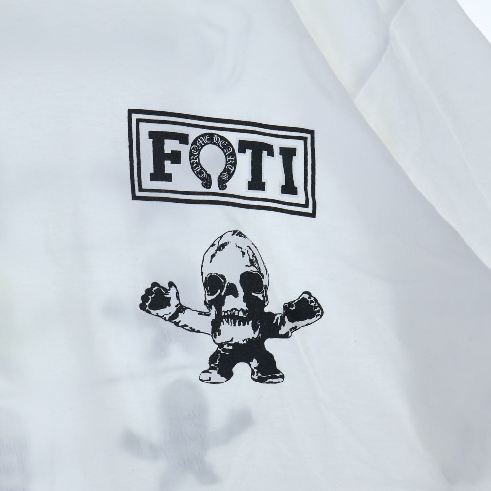 CHROME HEARTS(クロムハーツ) Foti フォティ ロゴ プリント 半袖Tシャツ ホワイト