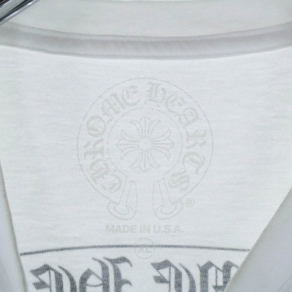CHROME HEARTS(クロムハーツ) Foti フォティ ロゴ プリント 半袖Tシャツ ホワイト