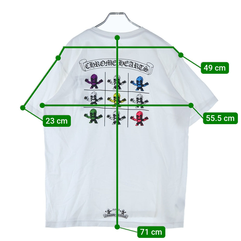CHROME HEARTS(クロムハーツ) Foti フォティ ロゴ プリント 半袖Tシャツ ホワイト