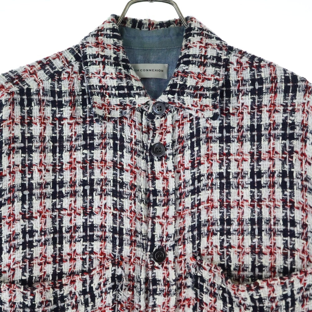 FAITH CONNEXION(フェイスコネクション) フリンジオンブレチェックシャツ X1819T00021