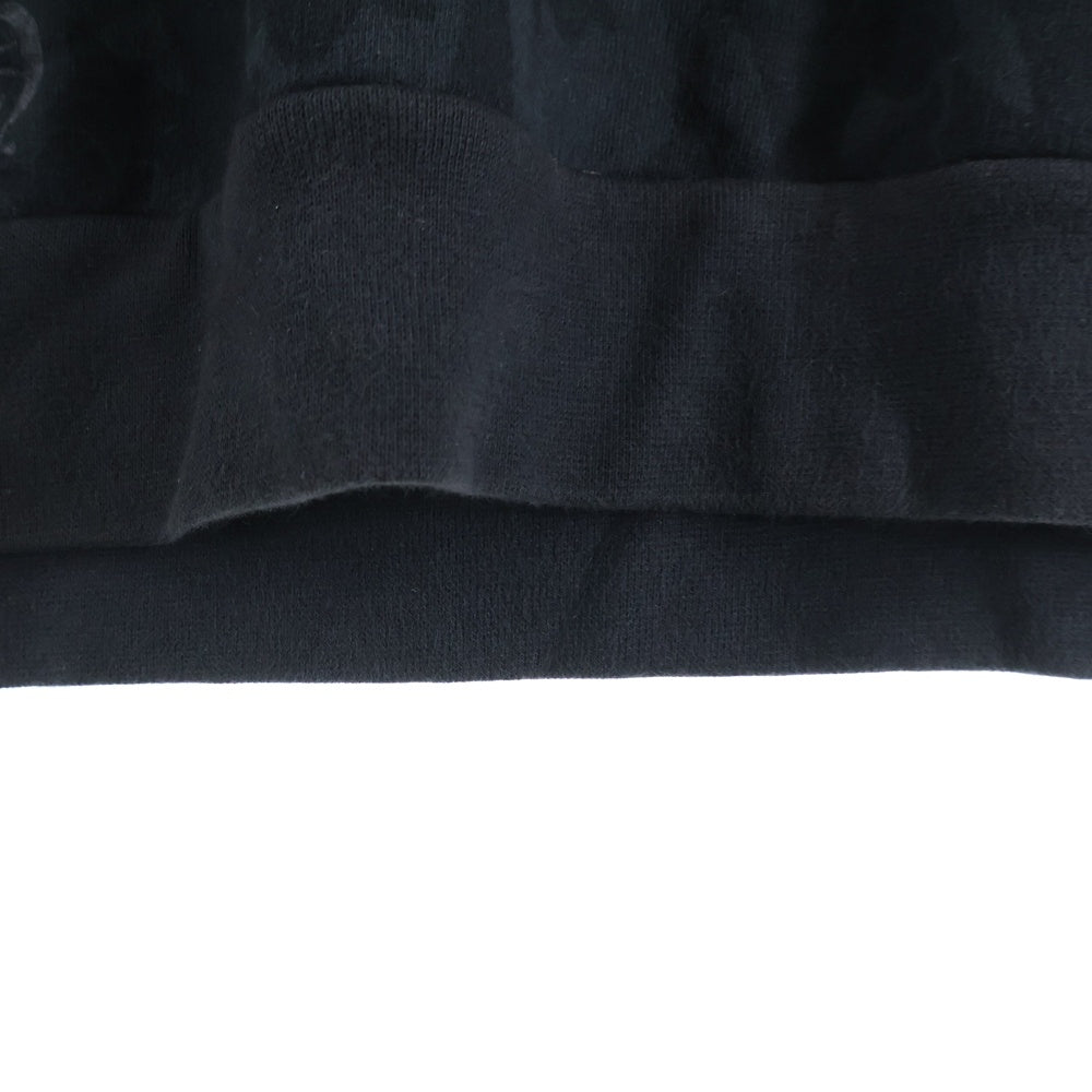 CHROME HEARTS(クロムハーツ) SWTSHRT PLV セメタリークロス総柄プリントプルオーバーパーカー ブラック