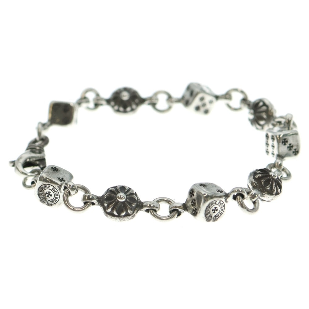 CHROME HEARTS(クロムハーツ) DICE NO1 CRSBL ダイスクロスボール シルバーブレスレット