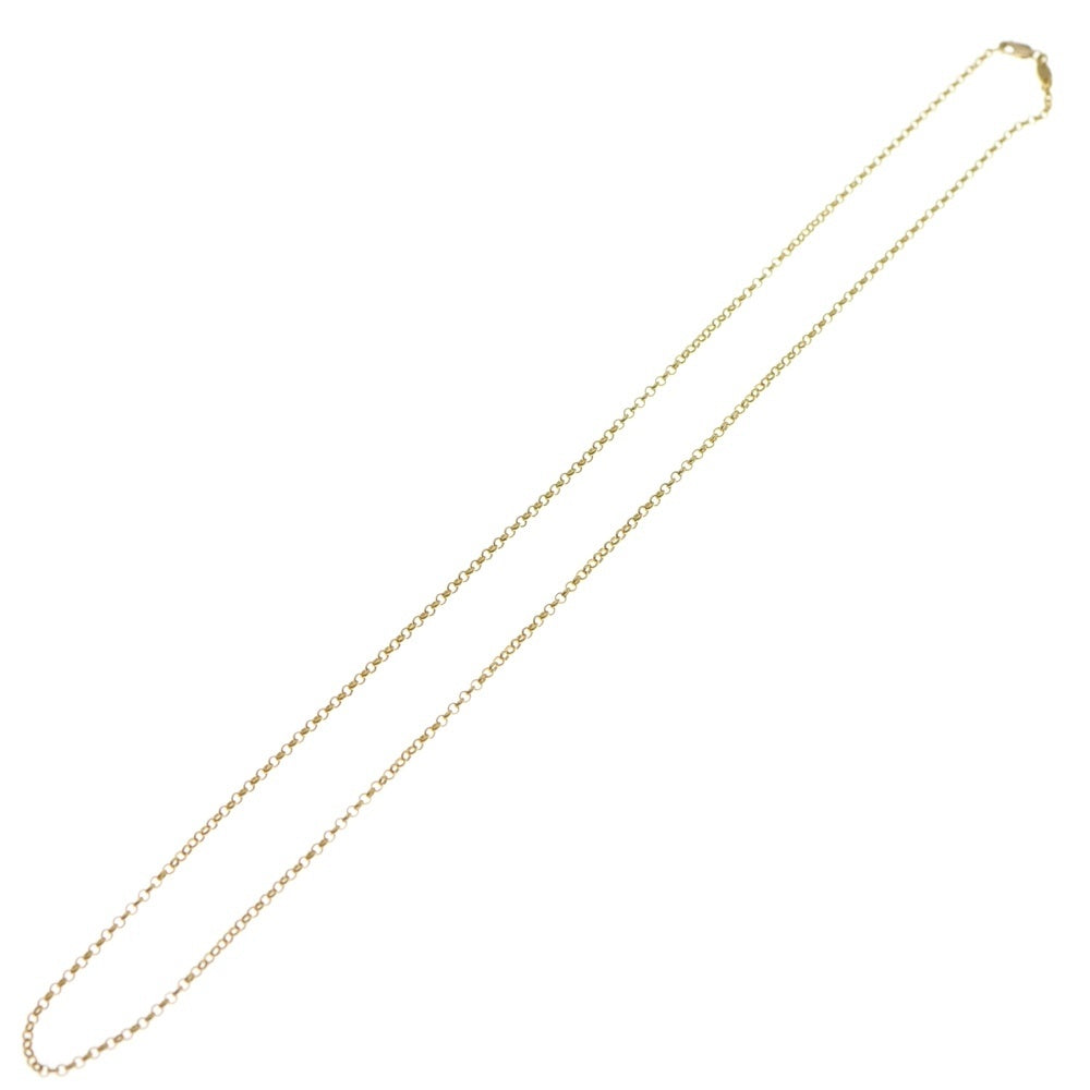 CHROME HEARTS(クロムハーツ) 22K NECKCHAIN R24 ロールチェーンネックレス 24inch ゴールド BCA012