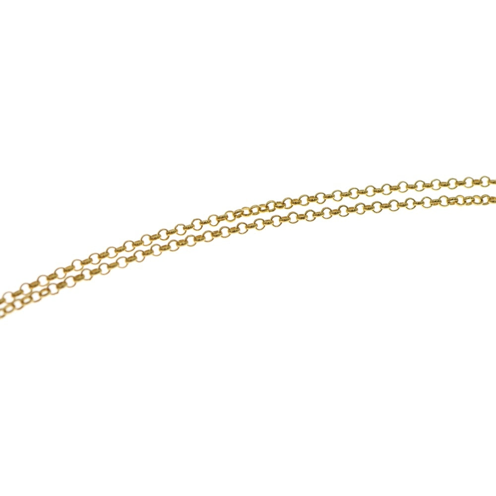 CHROME HEARTS(クロムハーツ) 22K NECKCHAIN R24 ロールチェーンネックレス 24inch ゴールド BCA012