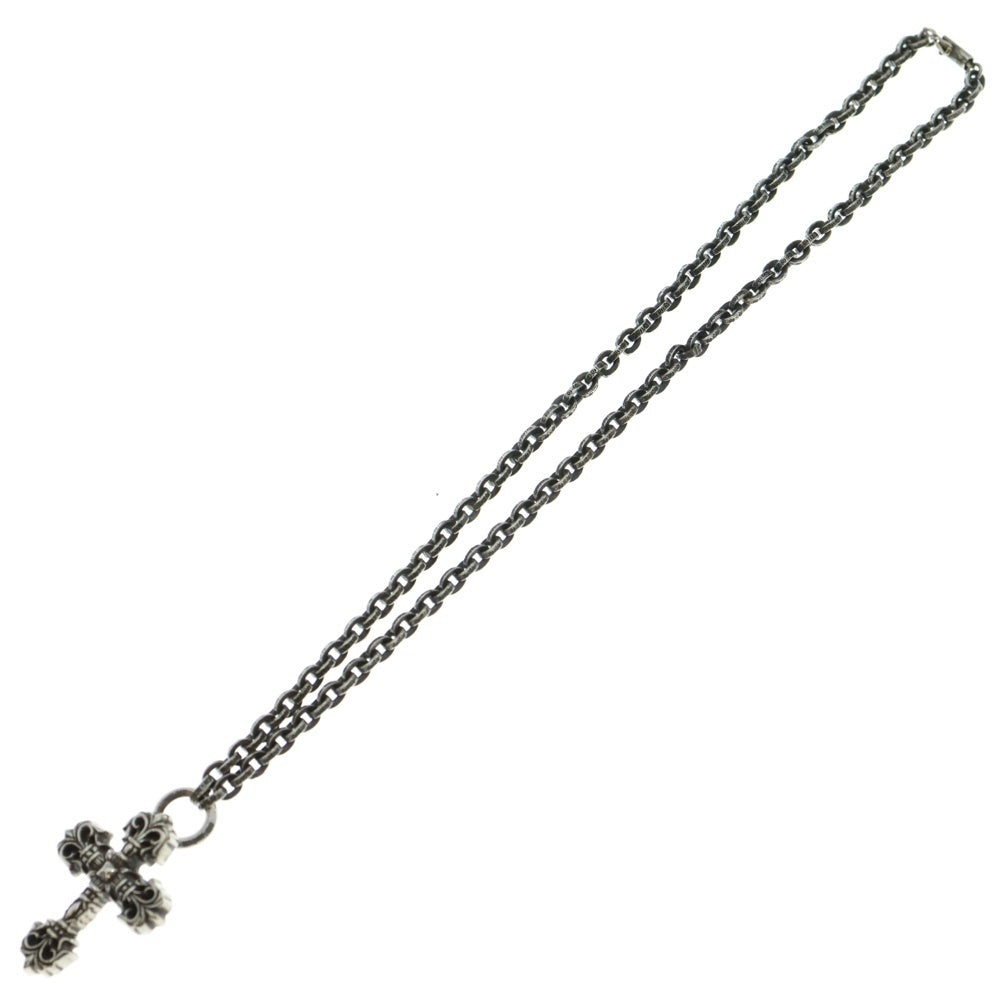CHROME HEARTS(クロムハーツ) FILIG CROSS XS W PAPER CHAIN フィリグリークロスネックレス シルバー