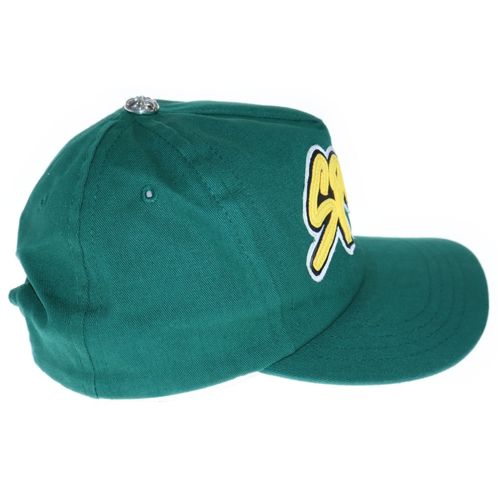CHROME HEARTS(クロムハーツ) TRUCKER CAP トラッカーキャップ SPACE レザーパッチクロスボール 帽子 グリーン