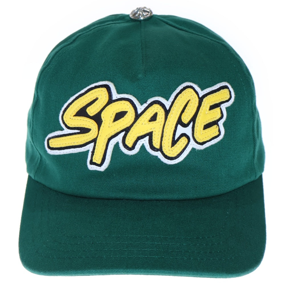 CHROME HEARTS(クロムハーツ) TRUCKER CAP トラッカーキャップ SPACE レザーパッチクロスボール 帽子 グリーン