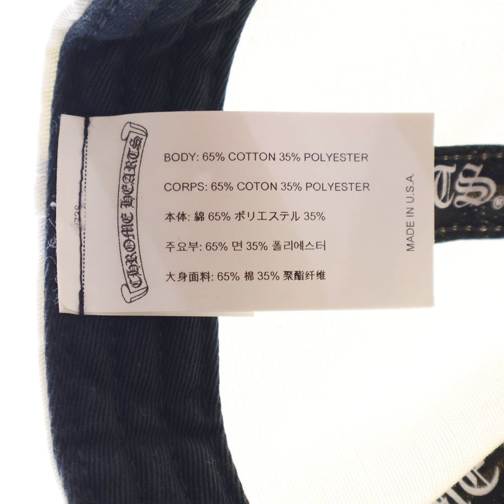 CHROME HEARTS(クロムハーツ) CH BASEBALL Trucker Cap トラッカーキャップ ベースボールキャップ 帽子 ホワイト/レッド