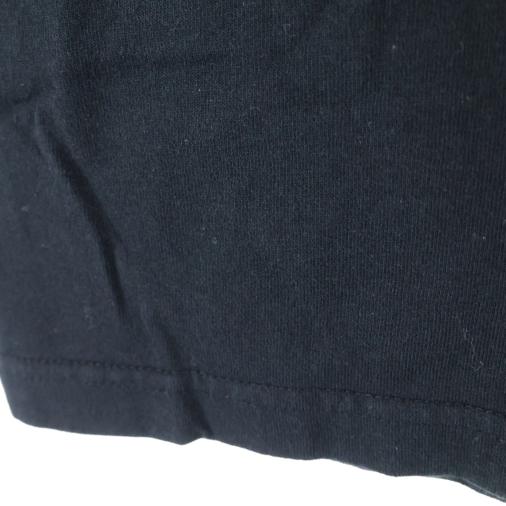 CHROME HEARTS(クロムハーツ) OLD オールドモデル バックスクロールラベルプリント 胸ポケット 半袖Tシャツ カットソー ブラック