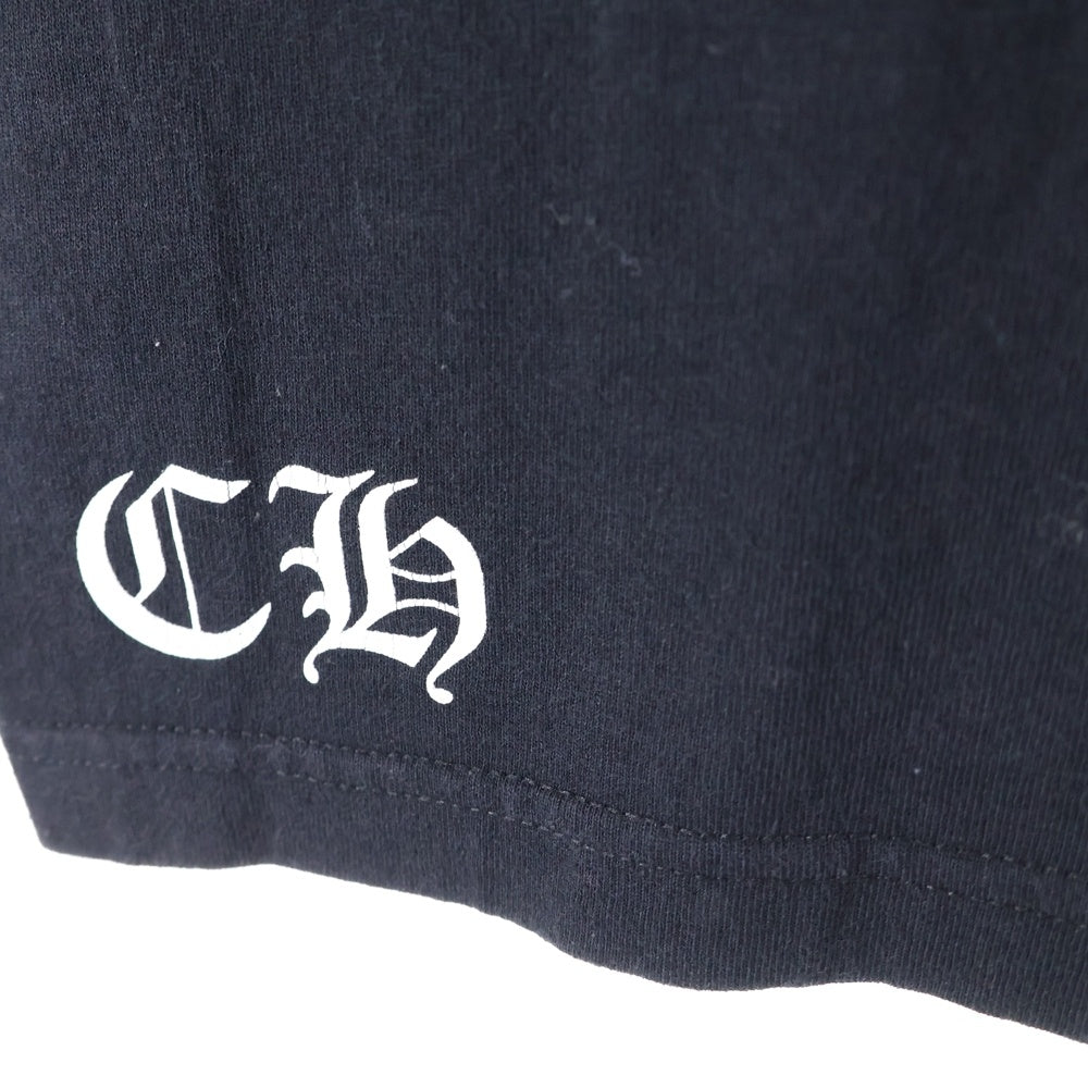 CHROME HEARTS(クロムハーツ) アーチロゴ スクロールラベルプリント 半袖カットソー ブラック