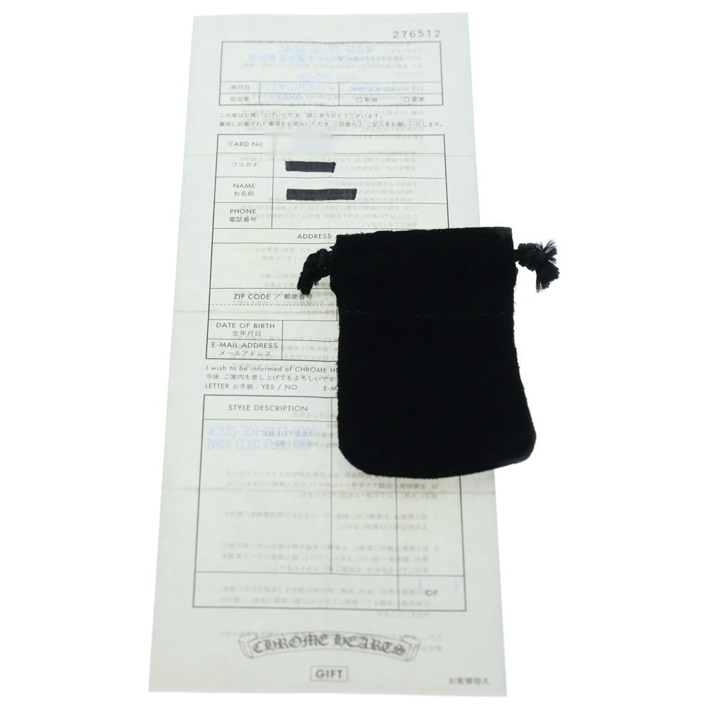 CHROME HEARTS(クロムハーツ) 22K BABYCLSC ベイビークラシック フローラルクロスリング ゴールド BCA391