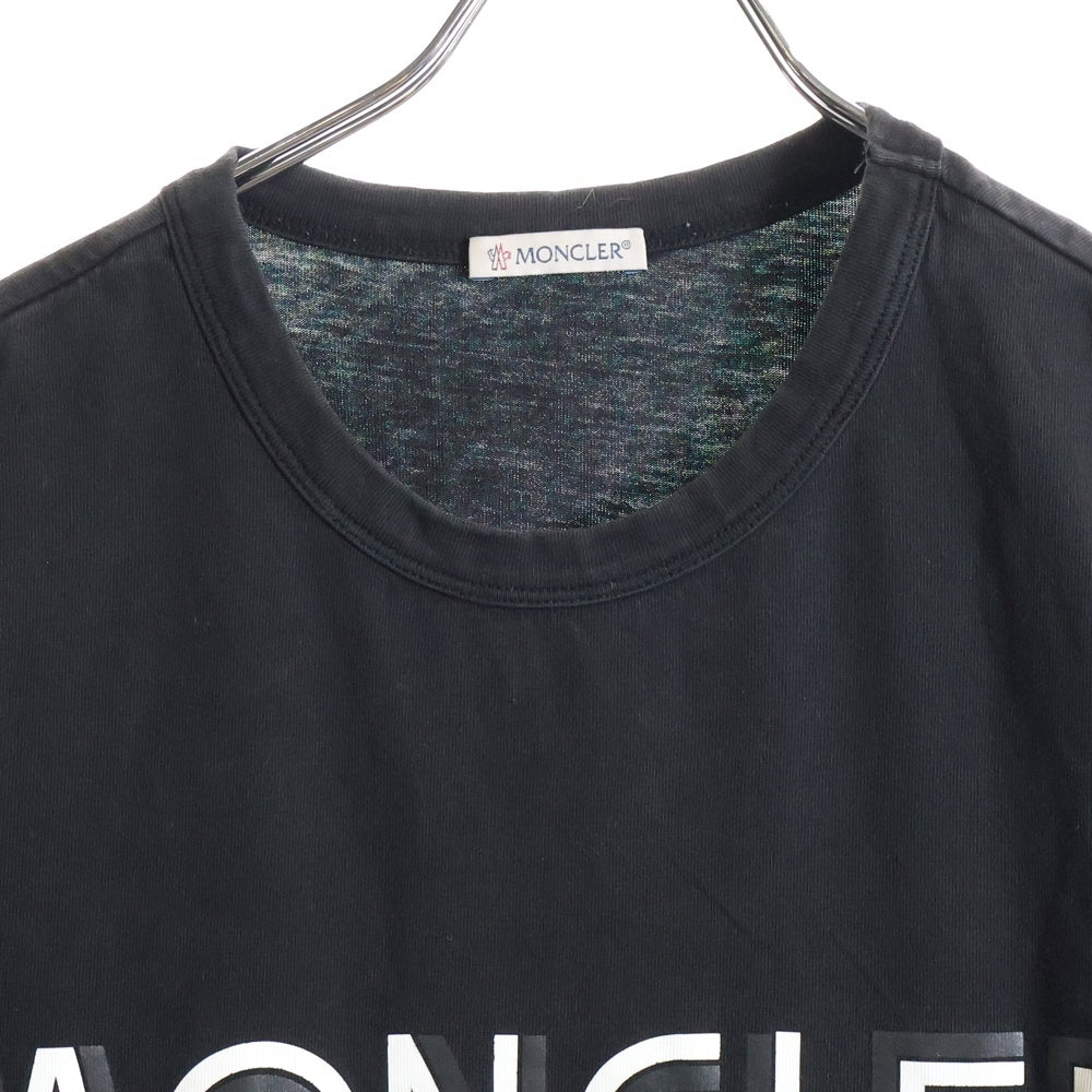 MONCLER(モンクレール) 20AW MAGLIA TSHIRT フロントロゴ Tシャツ 半袖 ブラック 8390T