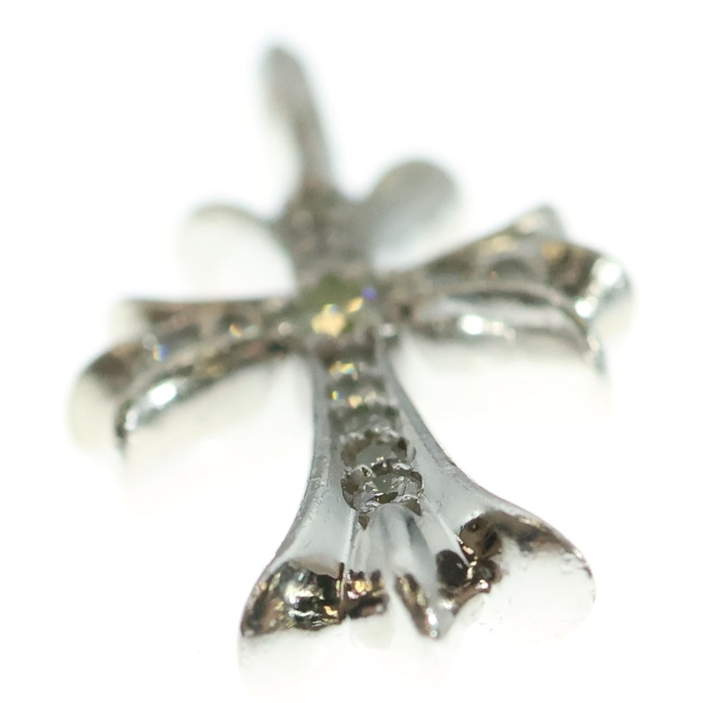 CHROME HEARTS(クロムハーツ) 18KWG TNY CRSF P/DIA タイニーファットクロス PAVEダイヤ ペンダントトップ ホワイトゴールド BCA008