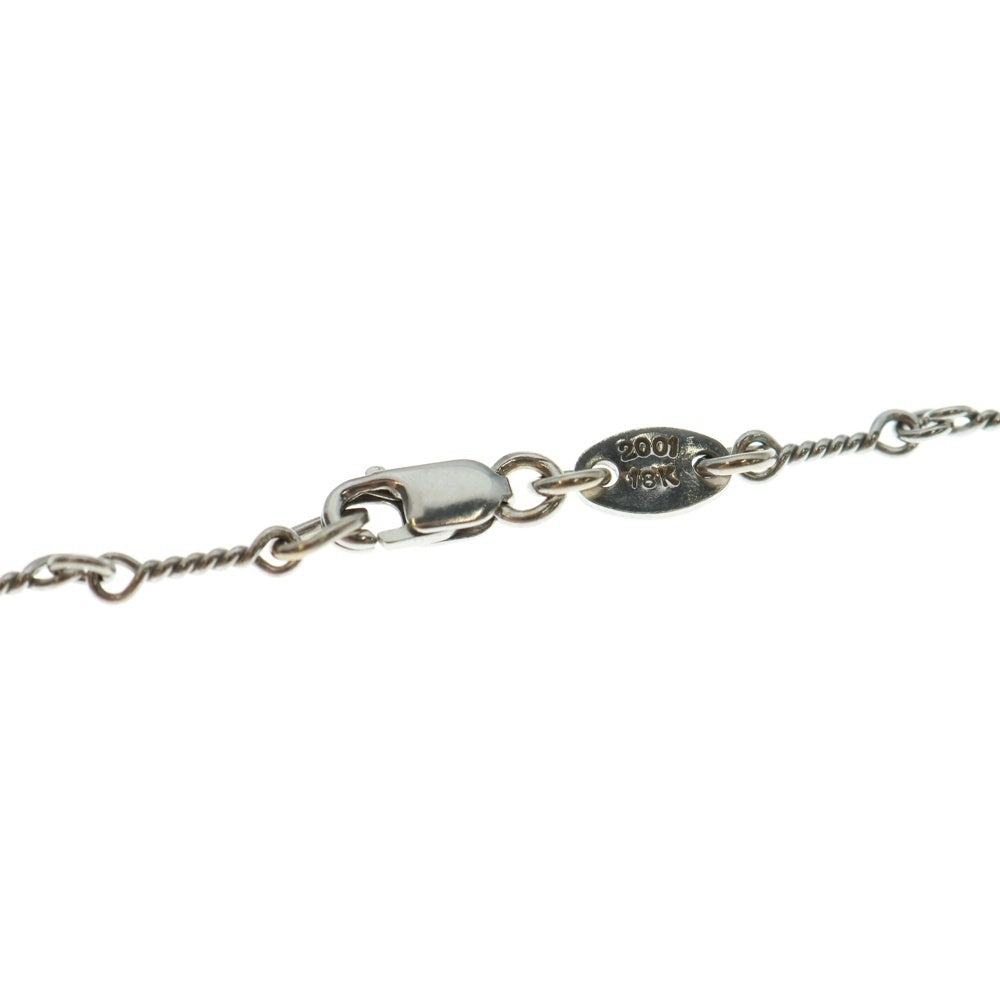 CHROME HEARTS(クロムハーツ) 18KWG NECKCHAIN T20 ツイストチェーンネックレス 20inch ホワイトゴールド BCA003