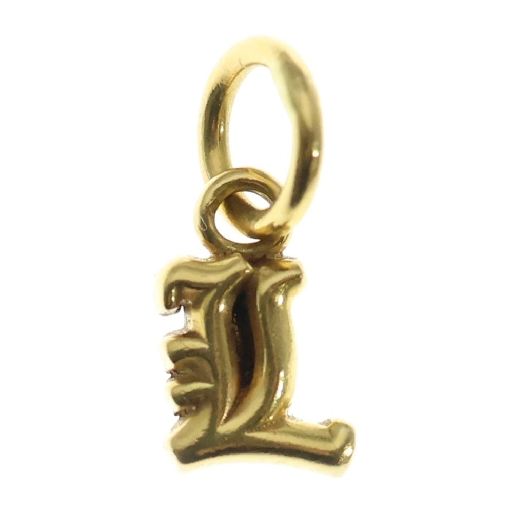 CHROME HEARTS(クロムハーツ) 22K STACK ALPHABET アルファベットスタックチャーム Lイニシャル ペンダントトップ ゴールド