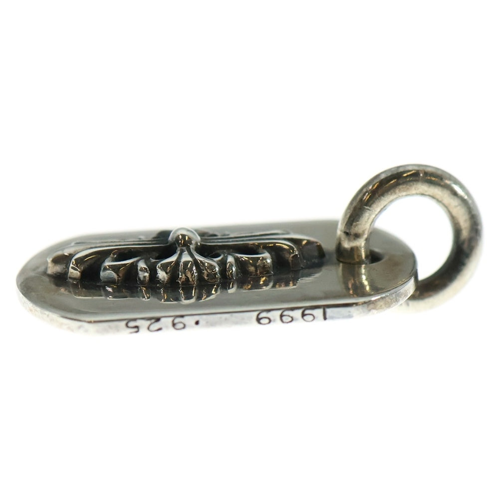 CHROME HEARTS(クロムハーツ) RAISED FLRL DOGTAG レイズドフローラルクロス ドッグタグ ペンダントトップ シルバー BCA302