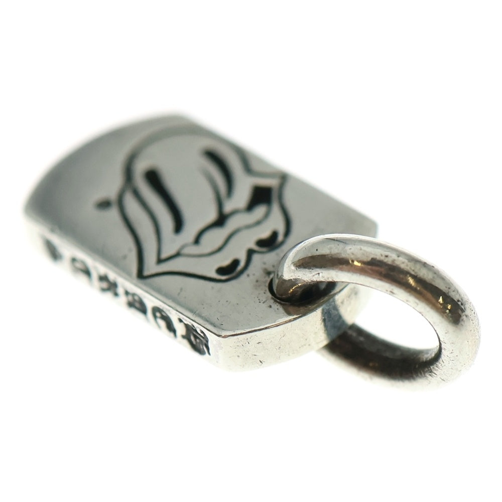 CHROME HEARTS(クロムハーツ) TINY LIPS & TONGUE DOGTAG タイニードッグタグ リップアンドタン シルバー