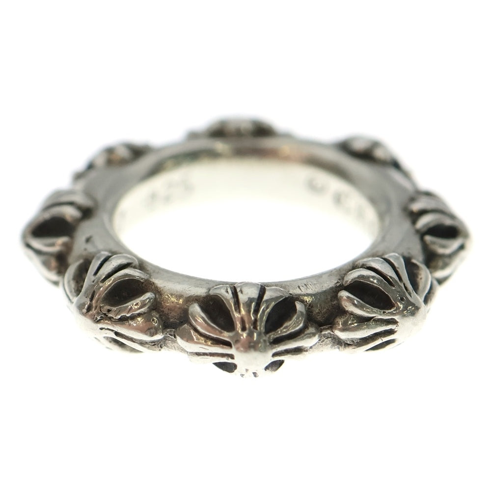 CHROME HEARTS(クロムハーツ) CROSS BAND クロスバンド リング シルバー BCA342