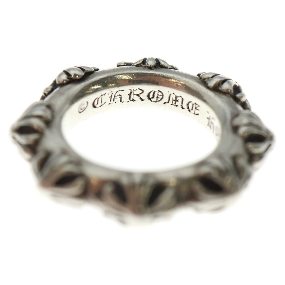 CHROME HEARTS(クロムハーツ) CROSS BAND クロスバンド リング シルバー BCA342