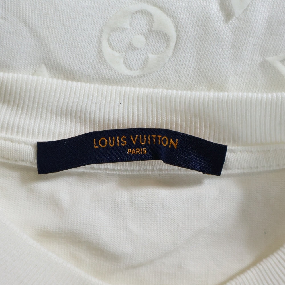 LOUIS VUITTON(ルイヴィトン) 20SS モノグラムフックアンドループ半袖Tシャツ カットソー ホワイト RM201 JYH HIY74W
