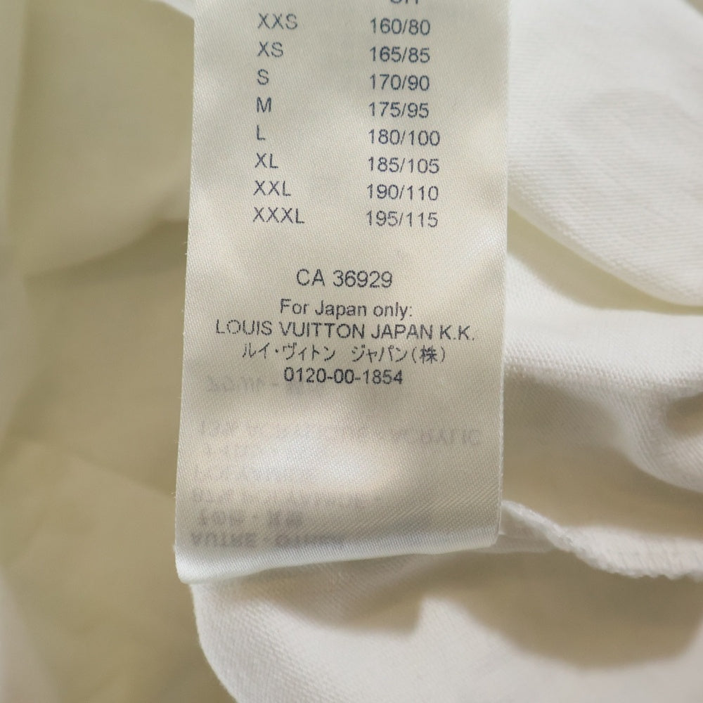 LOUIS VUITTON(ルイヴィトン) 20SS モノグラムフックアンドループ半袖Tシャツ カットソー ホワイト RM201 JYH HIY74W