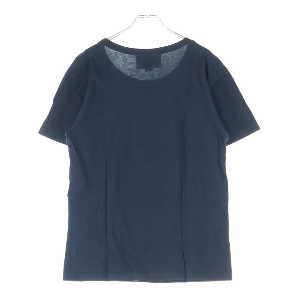 GUCCI(グッチ) Vintage Glitter Logo Print T-shirt ヴィンテージグリッターロゴプリント半袖Tシャツ カットソー ブラック 493117 X3H07