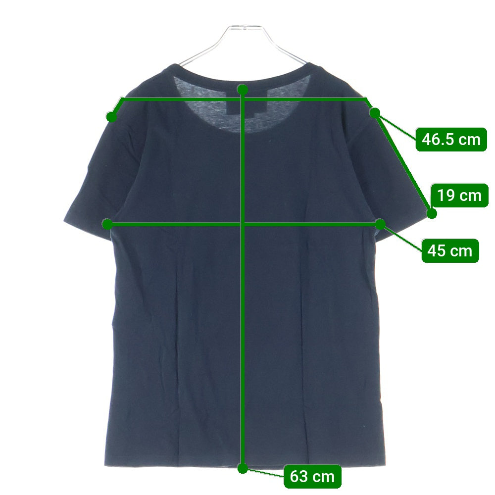 GUCCI(グッチ) Vintage Glitter Logo Print T-shirt ヴィンテージグリッターロゴプリント半袖Tシャツ カットソー ブラック 493117 X3H07