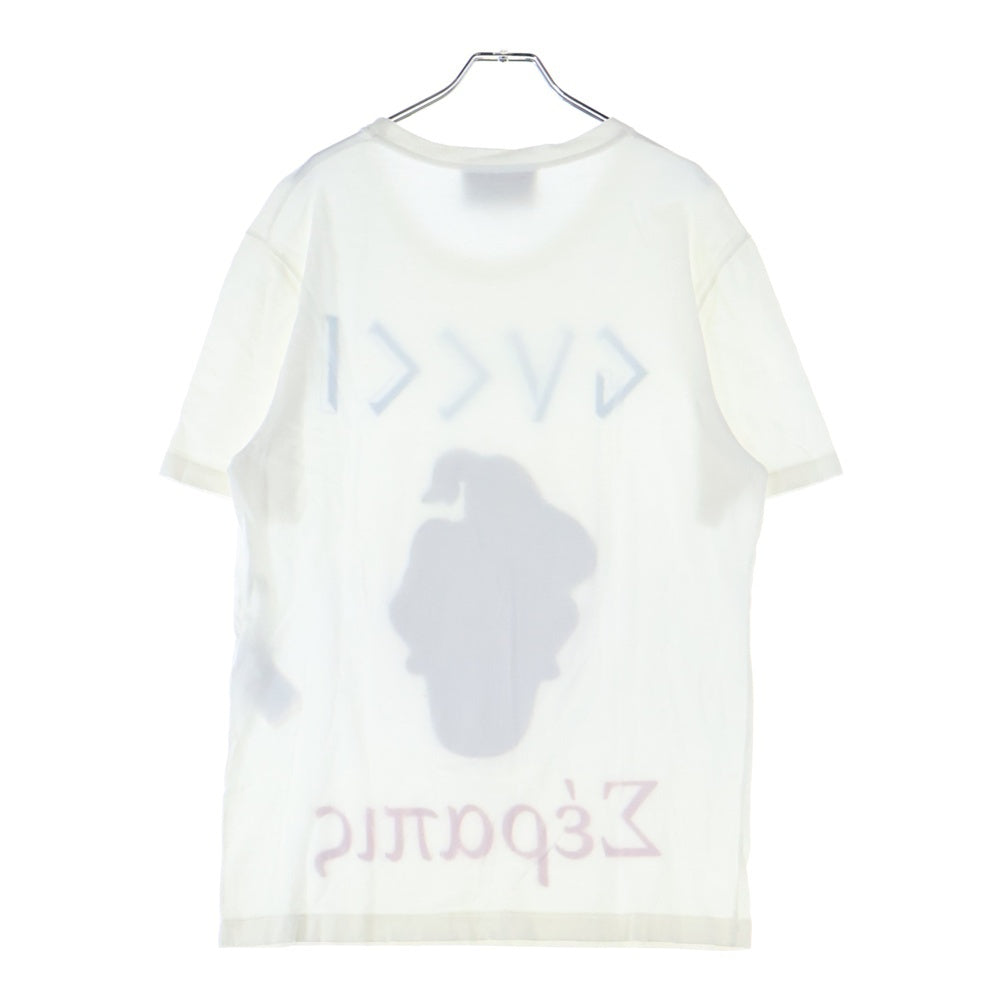 GUCCI(グッチ) × Disney ドナルドワッペン フロントデザイン クルーネック半袖Tシャツ カットソー ホワイト 440103 X5Q31