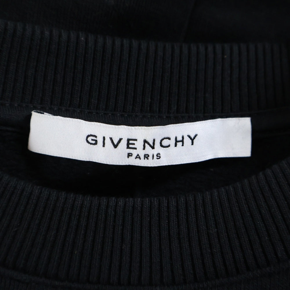 GIVENCHY(ジバンシィ) 18SS ロットワイラー クルーネック トレーナー スウェットトレーナー ブラック BM705J3Y1N
