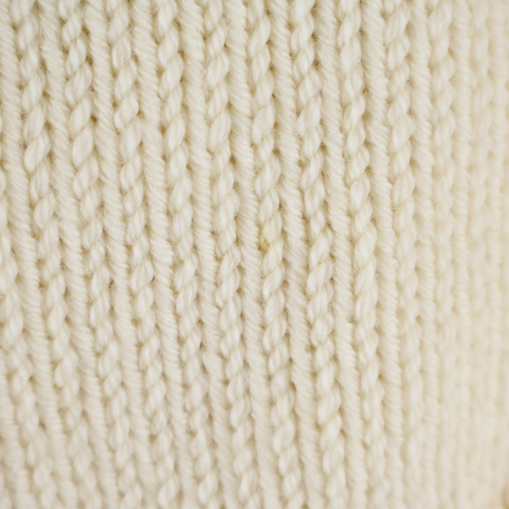 RAF SIMONS(ラフシモンズ) 17AW NYジャガード クロップドニットセーター アイボリー