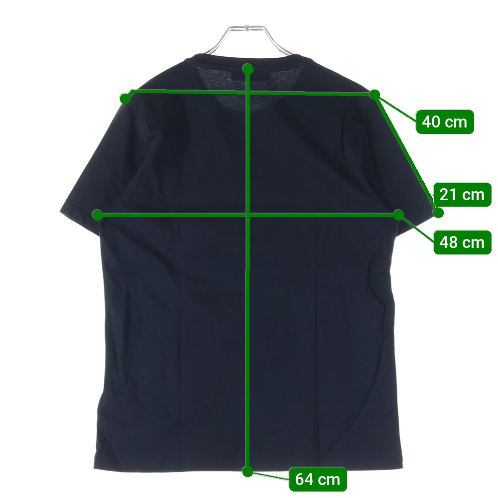 JIMMY CHOO(ジミーチュウ) フロントプリントロゴ半袖Tシャツ カットソー ブラック