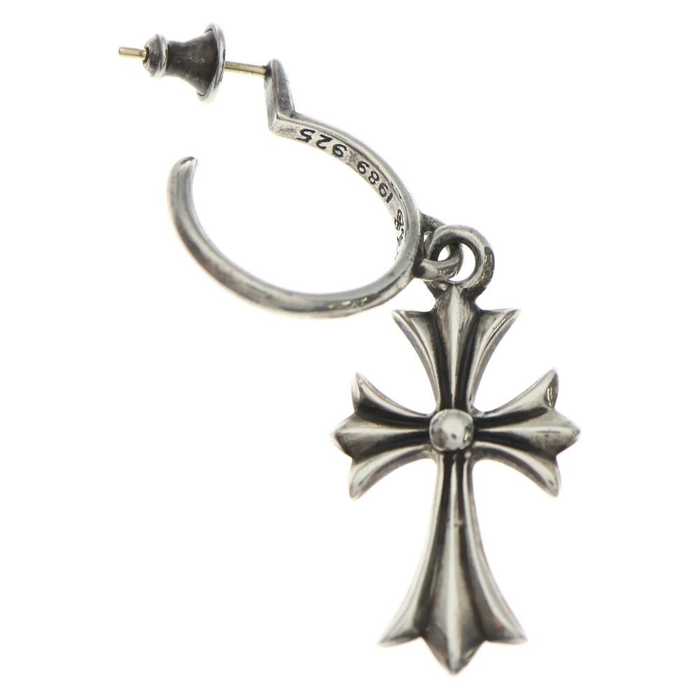 CHROME HEARTS(クロムハーツ) TINY CH CROSS タイニーCHクロス フープピアス シルバー BCA115