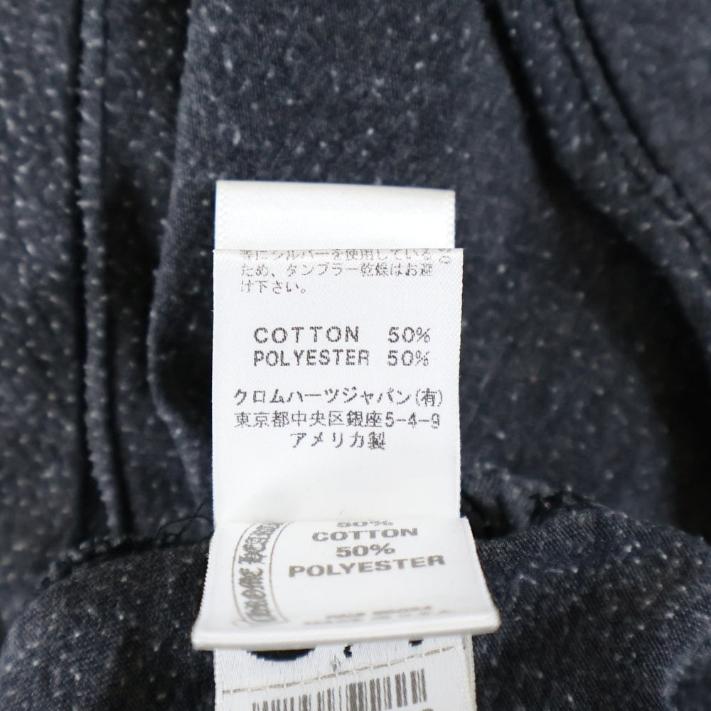 CHROME HEARTS(クロムハーツ) クロスボールボタンヘンリーネック長袖カットソー グレー