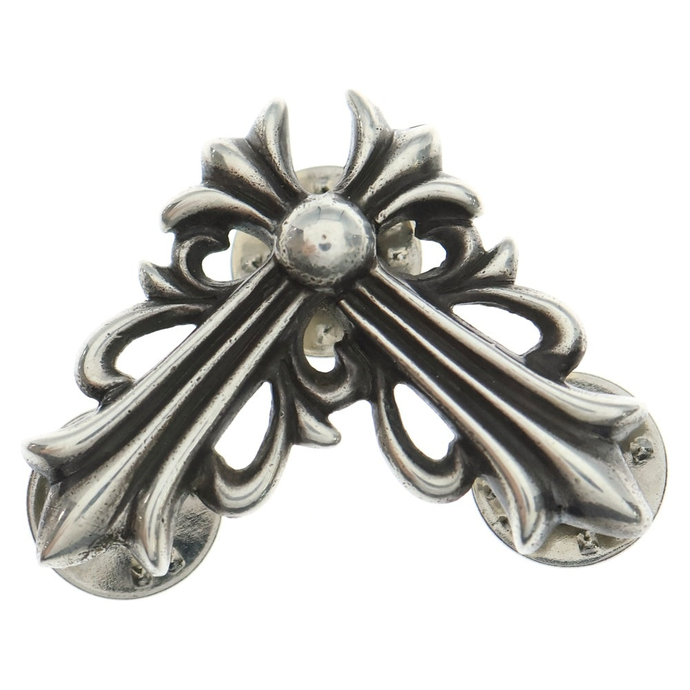 CHROME HEARTS(クロムハーツ) STICK PIN FLRL スティック ピン ラ-ジ フローラルクロスコーナー シルバー