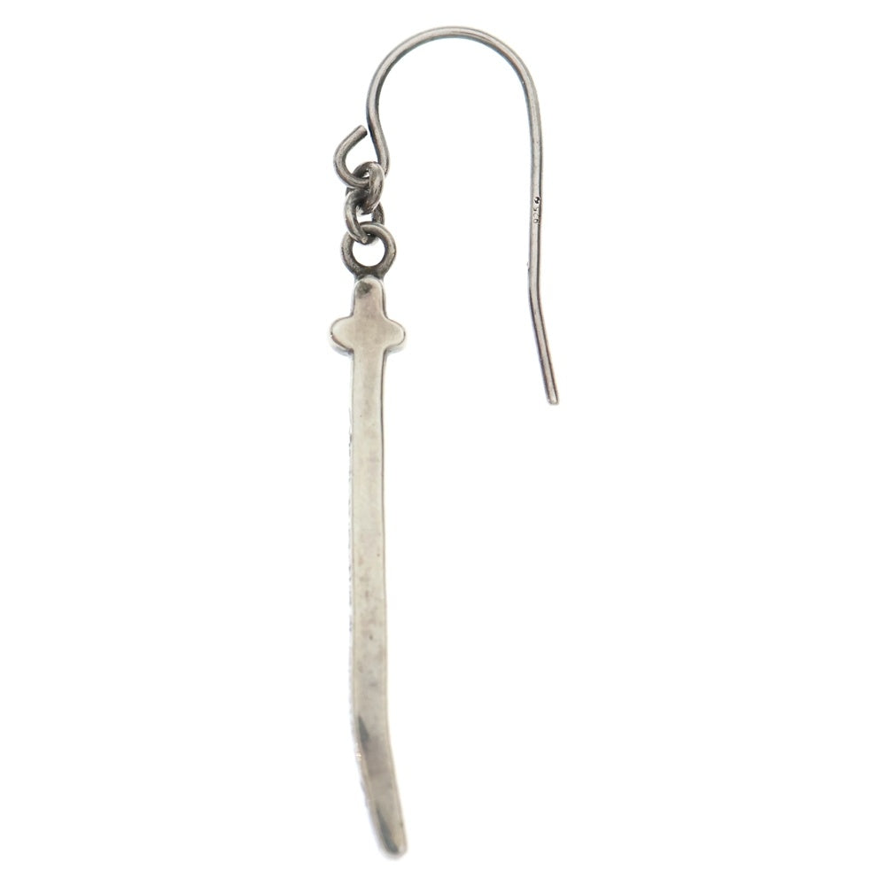 CHROME HEARTS(クロムハーツ) RS CRS DROP RSクロスドロップ シルバーピアス