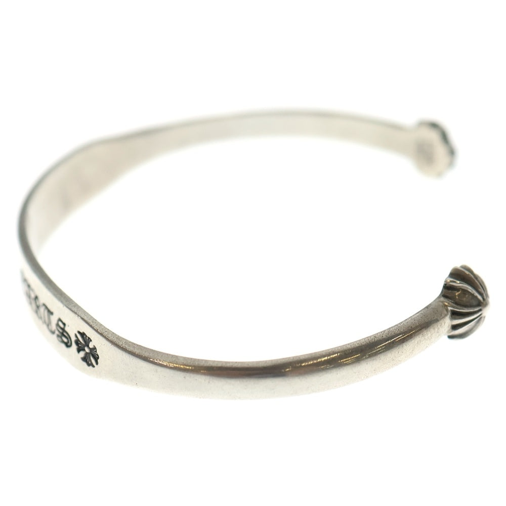 CHROME HEARTS(クロムハーツ) CH Plus Flat Bangle フラットCHプラスバングル シルバーブレスレット シルバー