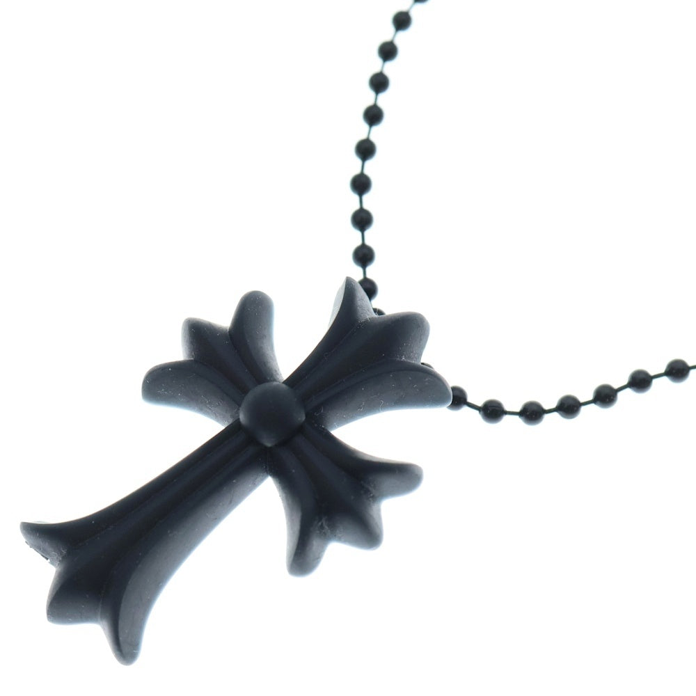 CHROME HEARTS(クロムハーツ) RUBBER CH CRS SML スモールCHクロス ラバーネックレス シリコン ブラック BCA306
