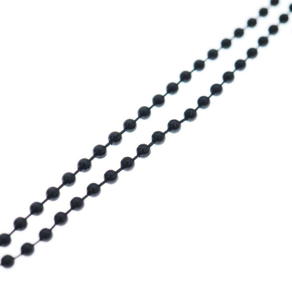 CHROME HEARTS(クロムハーツ) RUBBER CH CRS SML スモールCHクロス ラバーネックレス シリコン ブラック BCA306